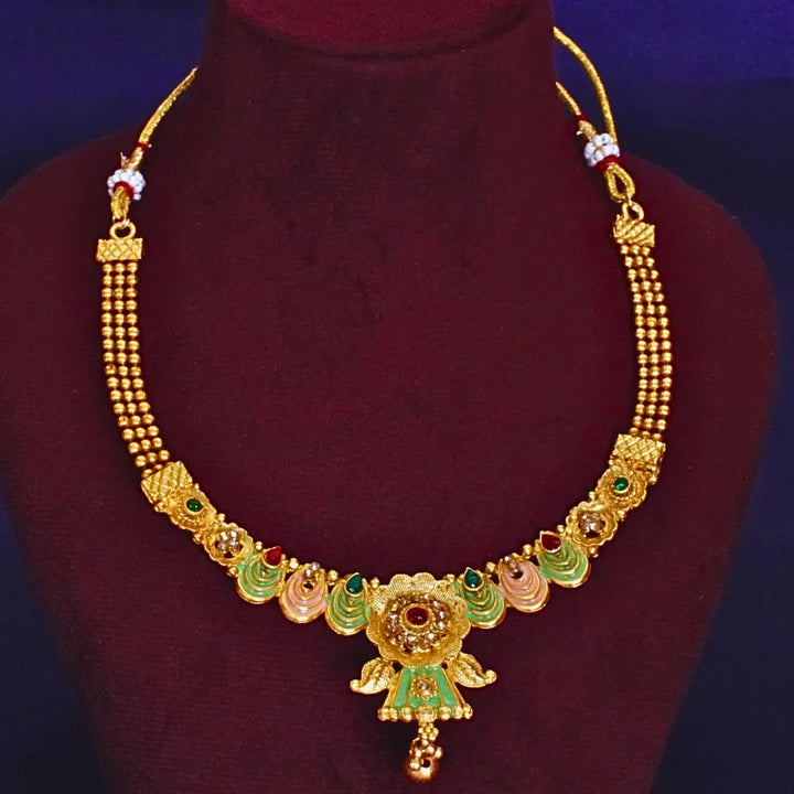 Traditional Gold Platted Necklace