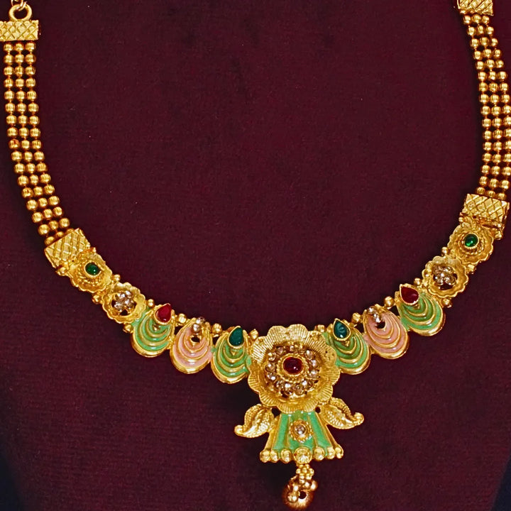 Traditional Gold Platted Necklace