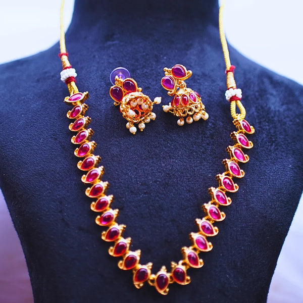 Palakka Mala - Green , Red & Multi Colour FS266N
