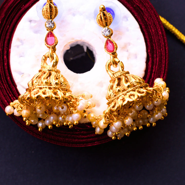 Antique Necklace Set With Earrings FS184 - freakysera
