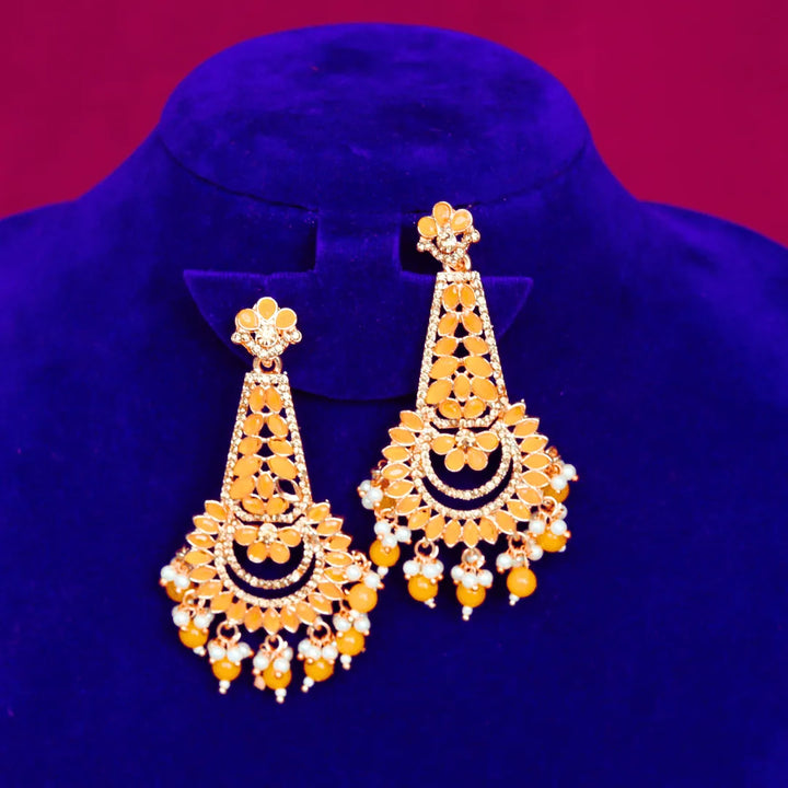 Chandbali ear rings FS327E - freakysera
