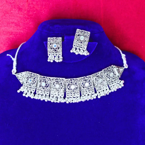 Choker Necklace Oxidised FS232N - freakysera