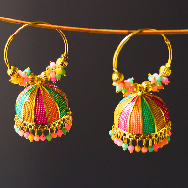 Designer Jhumkas Multi-color FS190E - freakysera