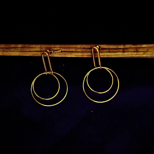 Double Hoop Earrings for Women FS344E - freakysera