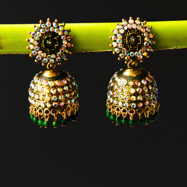 Green Jhumka Style FS205EG - freakysera