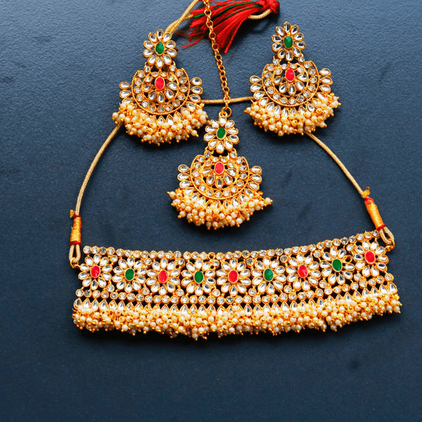 Kundan choker necklace FS221N - freakysera