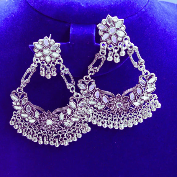 Oxidized Chandbali Earrings FS303E - freakysera