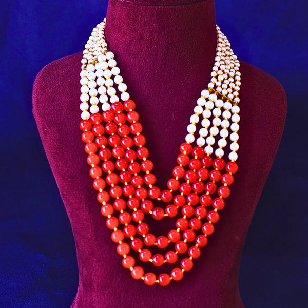 Rajputi Moti Haar Necklace FS263N - freakysera