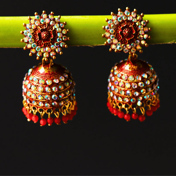 Red Jhumka Style FS205ER - freakysera