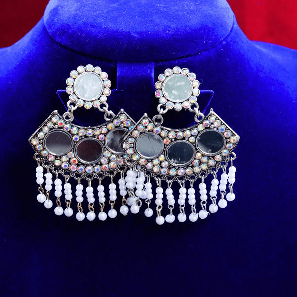 Silver color Drop Earrings FS317E - freakysera