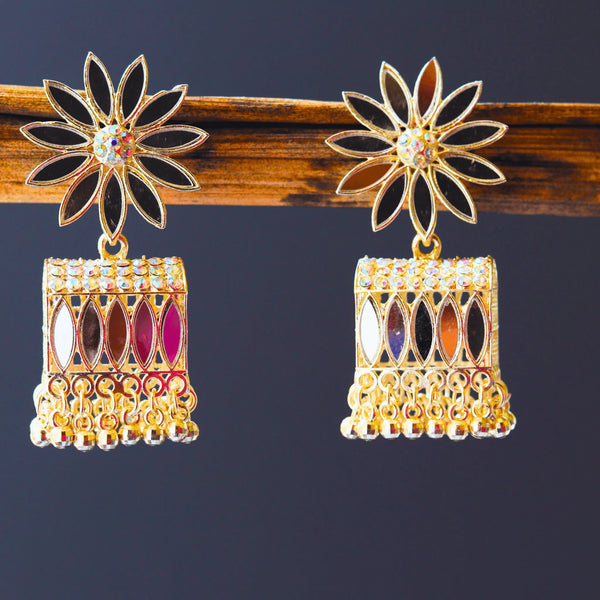 Silver Color Jhumkas Style FS191E - freakysera