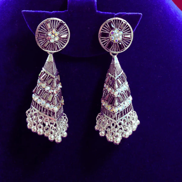 Silver jhumka FS312E - freakysera