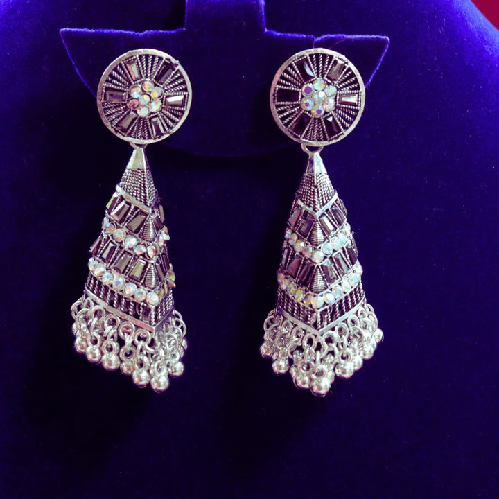Silver jhumka FS312E - freakysera