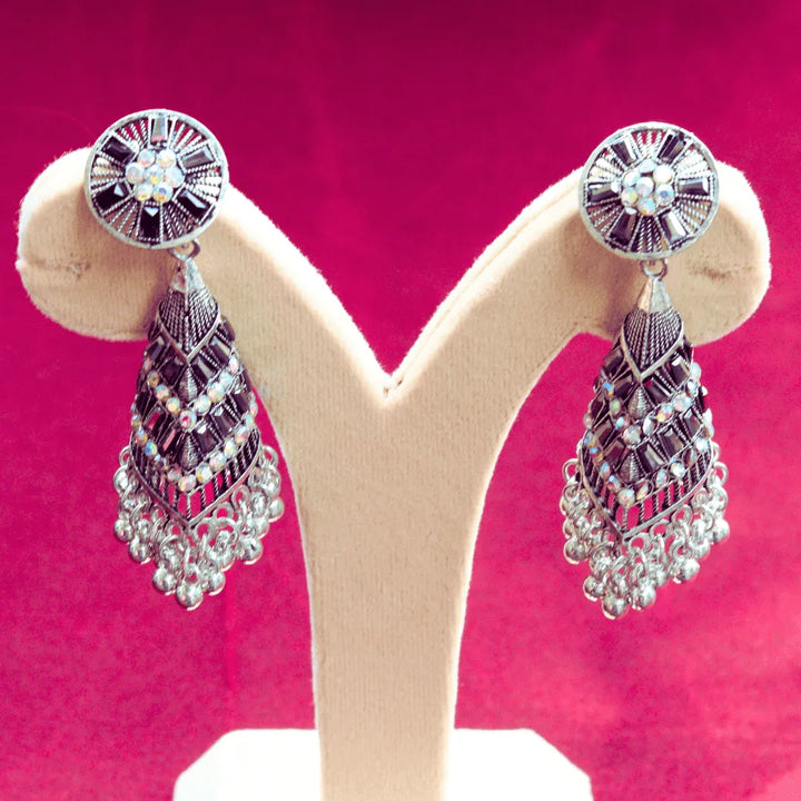 Silver jhumka FS312E - freakysera