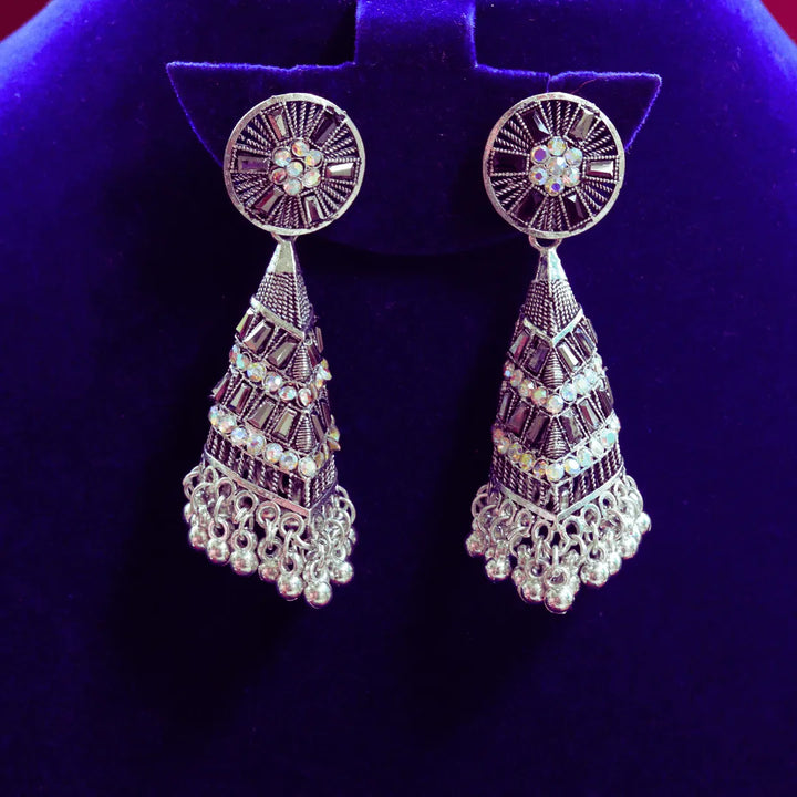 Silver jhumka FS312E - freakysera