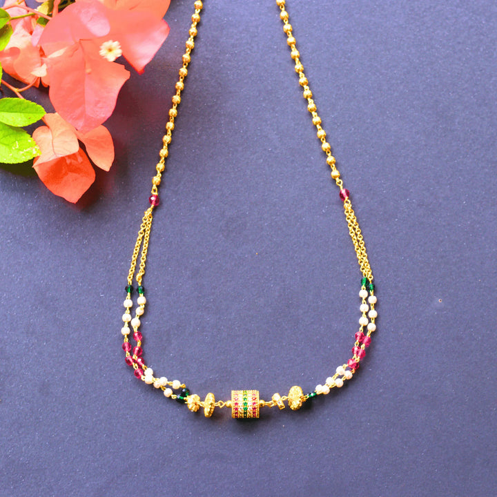 Simple gold chain for women Style FS107 - freakysera