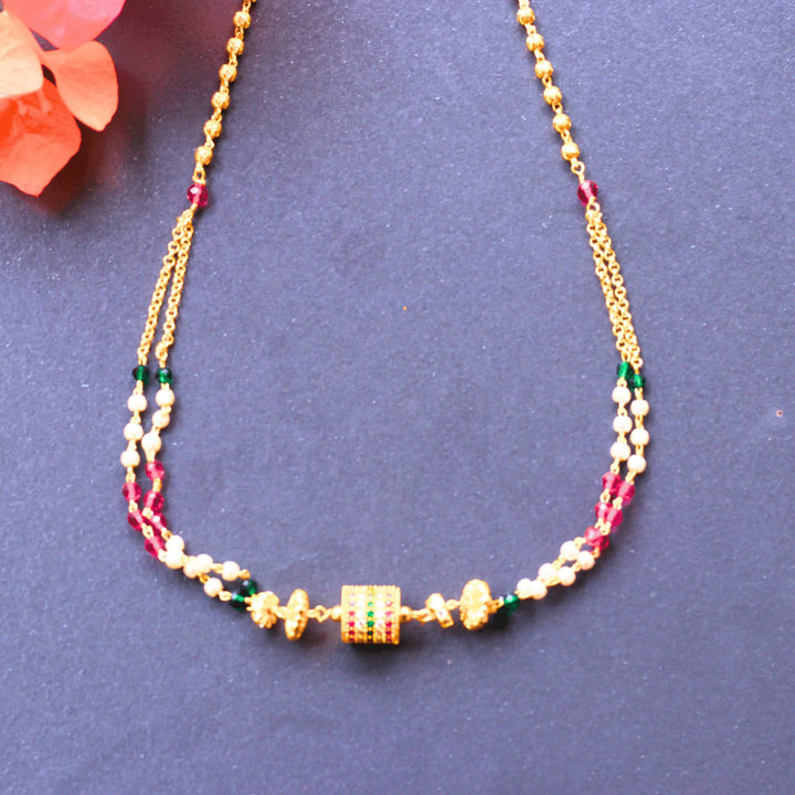 Simple gold chain for women Style FS107 - freakysera