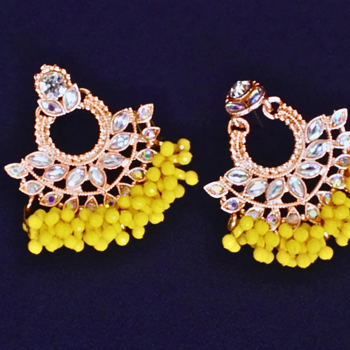 Small Chandbali Earrings FS329E - freakysera