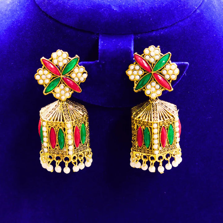 Traditional Jhumka Earrings FS304E - freakysera