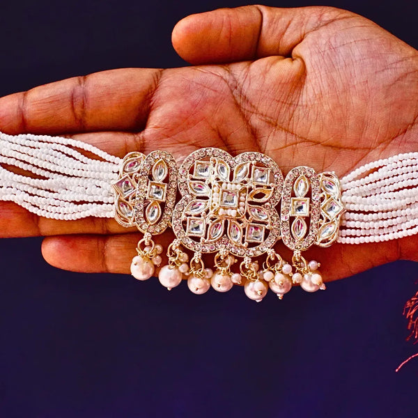 White Pearl Choker Set FS256N - freakysera